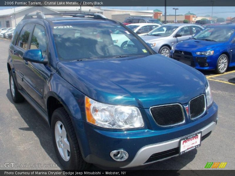 Crystal Lake Metallic / Ebony Black 2006 Pontiac Torrent