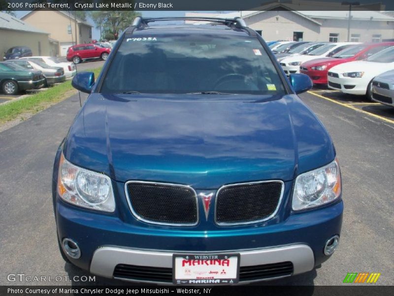 Crystal Lake Metallic / Ebony Black 2006 Pontiac Torrent