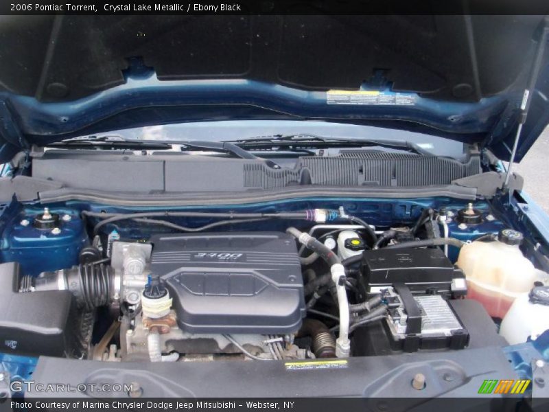 Crystal Lake Metallic / Ebony Black 2006 Pontiac Torrent