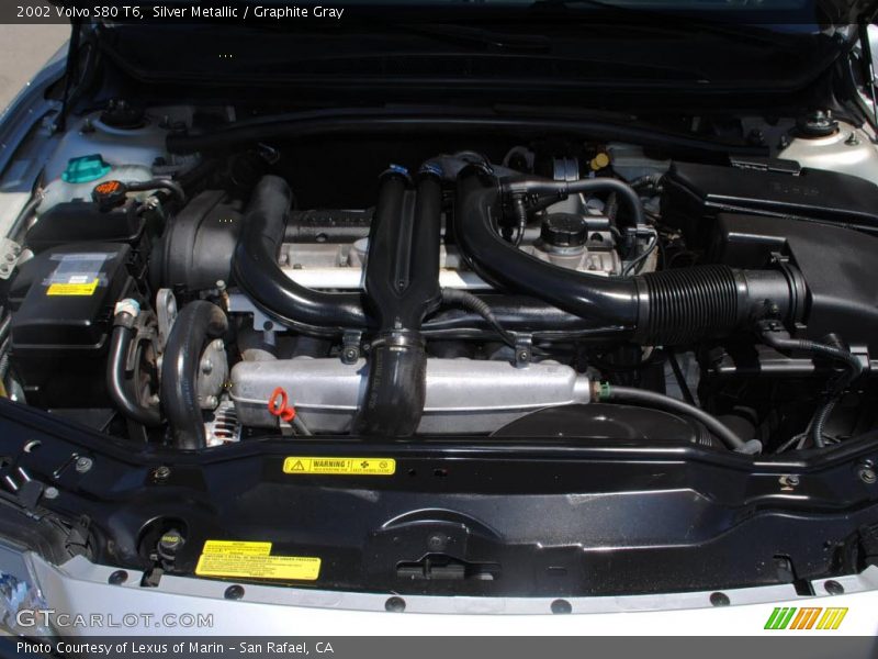  2002 S80 T6 Engine - 2.9 Liter Twin Turbocharged DOHC 24 Valve Inline 6 Cylinder