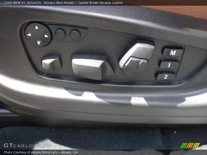 Monaco Blue Metallic / Saddle Brown Nevada Leather 2009 BMW X5 xDrive30i
