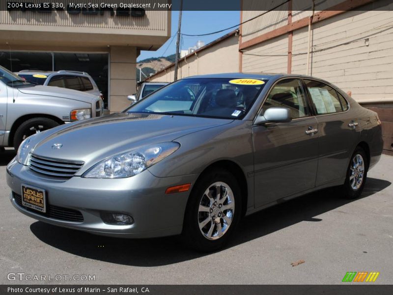 Mystic Sea Green Opalescent / Ivory 2004 Lexus ES 330