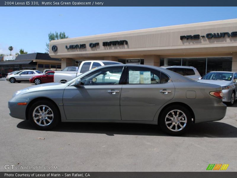 Mystic Sea Green Opalescent / Ivory 2004 Lexus ES 330