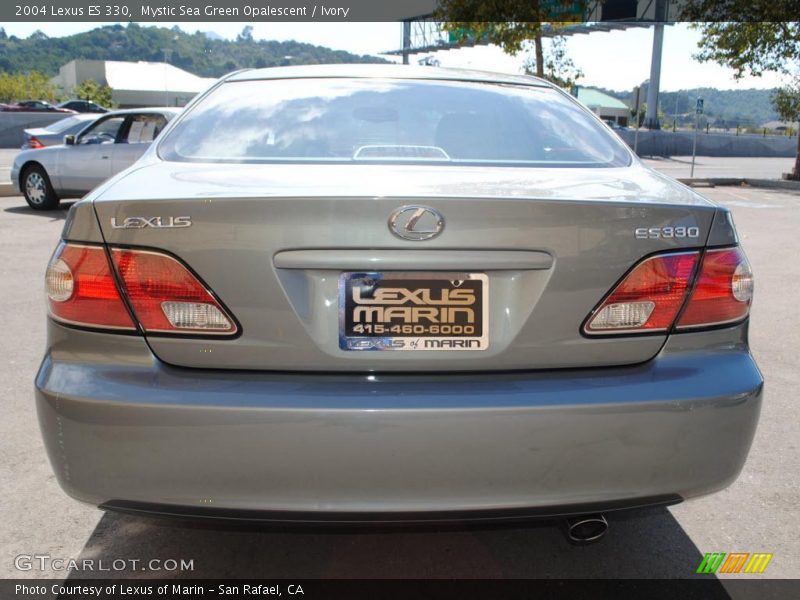 Mystic Sea Green Opalescent / Ivory 2004 Lexus ES 330