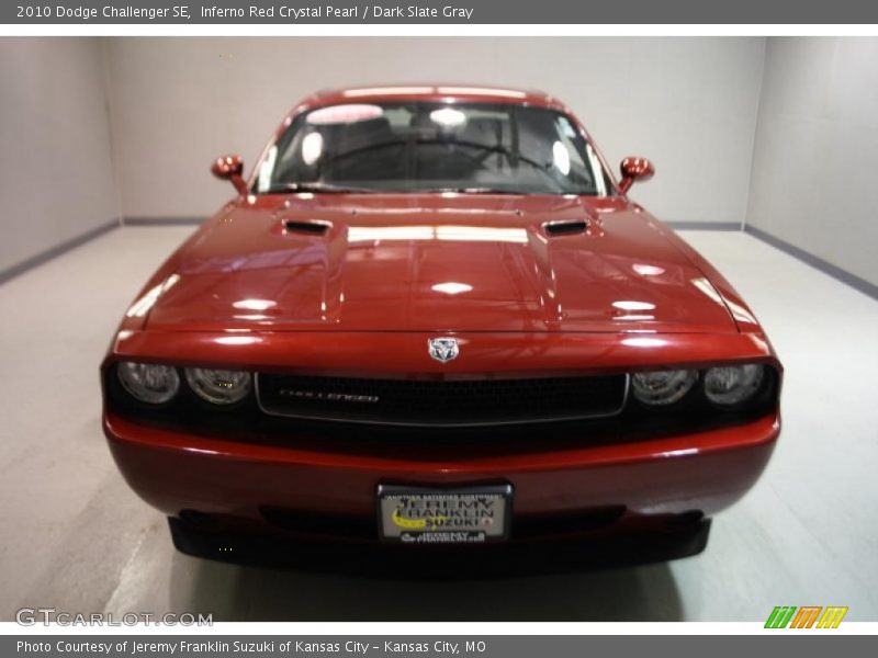 Inferno Red Crystal Pearl / Dark Slate Gray 2010 Dodge Challenger SE