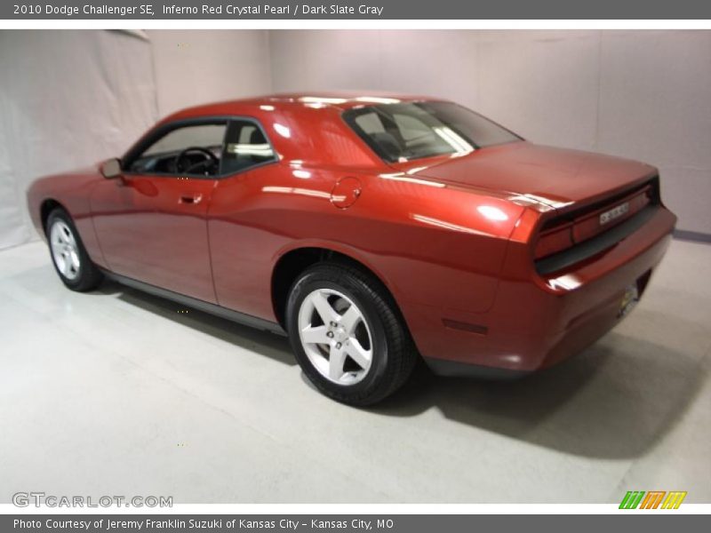 Inferno Red Crystal Pearl / Dark Slate Gray 2010 Dodge Challenger SE