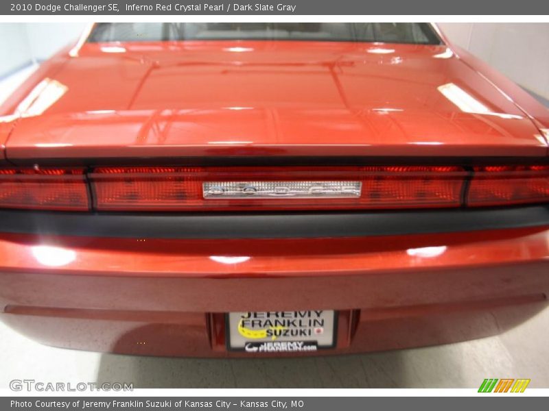 Inferno Red Crystal Pearl / Dark Slate Gray 2010 Dodge Challenger SE