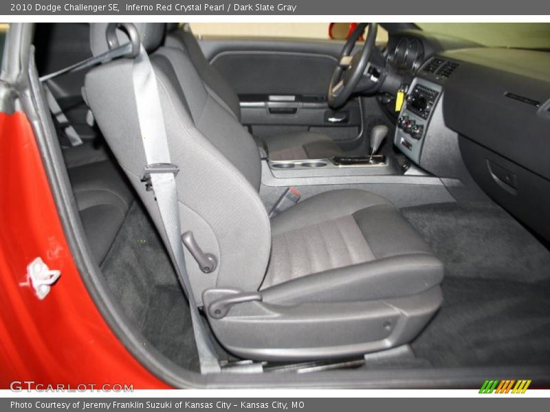 Inferno Red Crystal Pearl / Dark Slate Gray 2010 Dodge Challenger SE