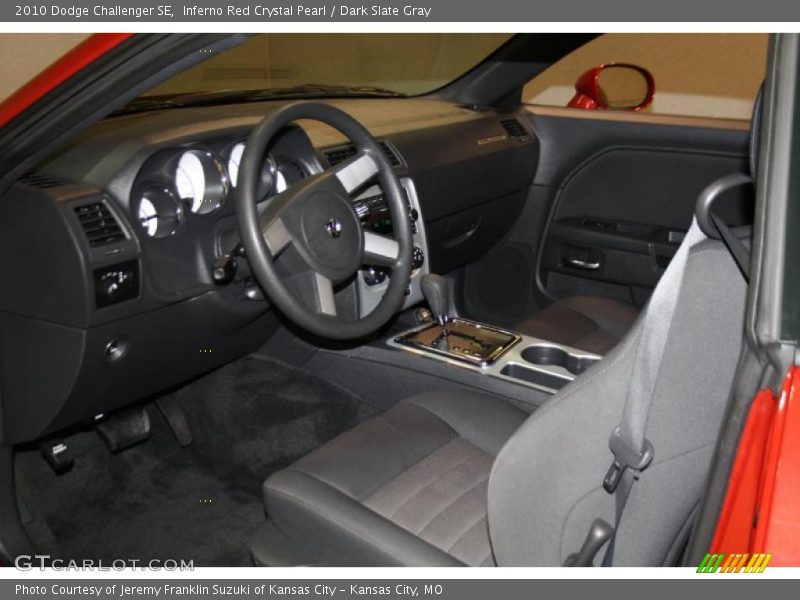 Inferno Red Crystal Pearl / Dark Slate Gray 2010 Dodge Challenger SE