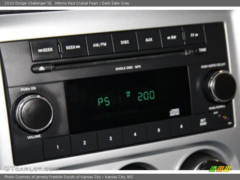 Inferno Red Crystal Pearl / Dark Slate Gray 2010 Dodge Challenger SE