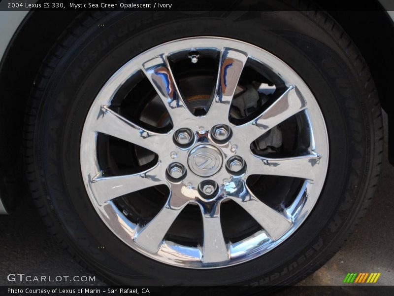 Mystic Sea Green Opalescent / Ivory 2004 Lexus ES 330