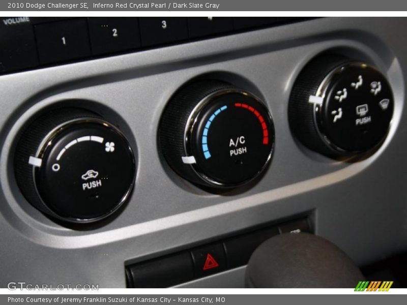 Inferno Red Crystal Pearl / Dark Slate Gray 2010 Dodge Challenger SE