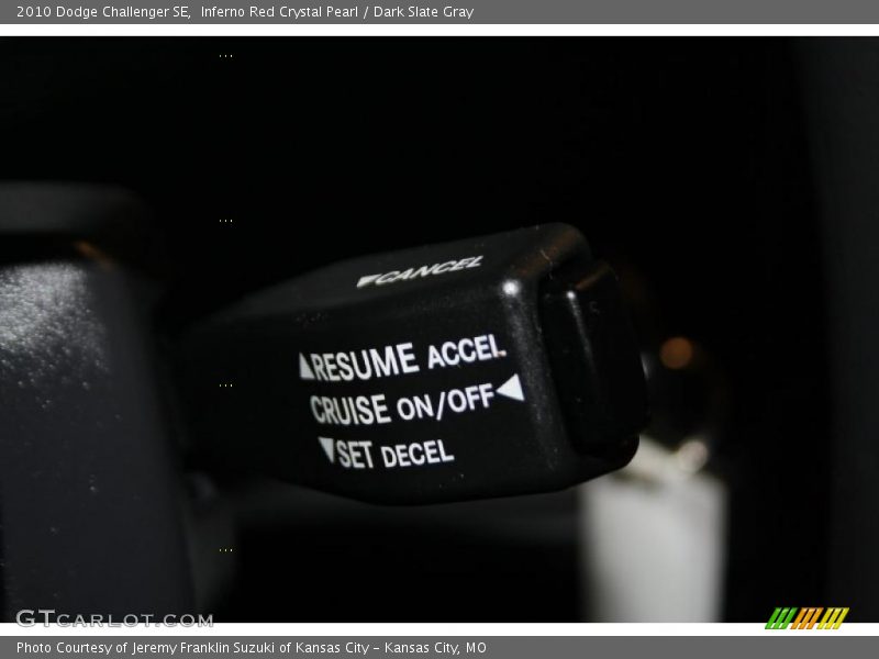 Inferno Red Crystal Pearl / Dark Slate Gray 2010 Dodge Challenger SE