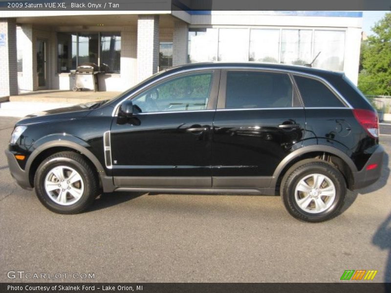 Black Onyx / Tan 2009 Saturn VUE XE