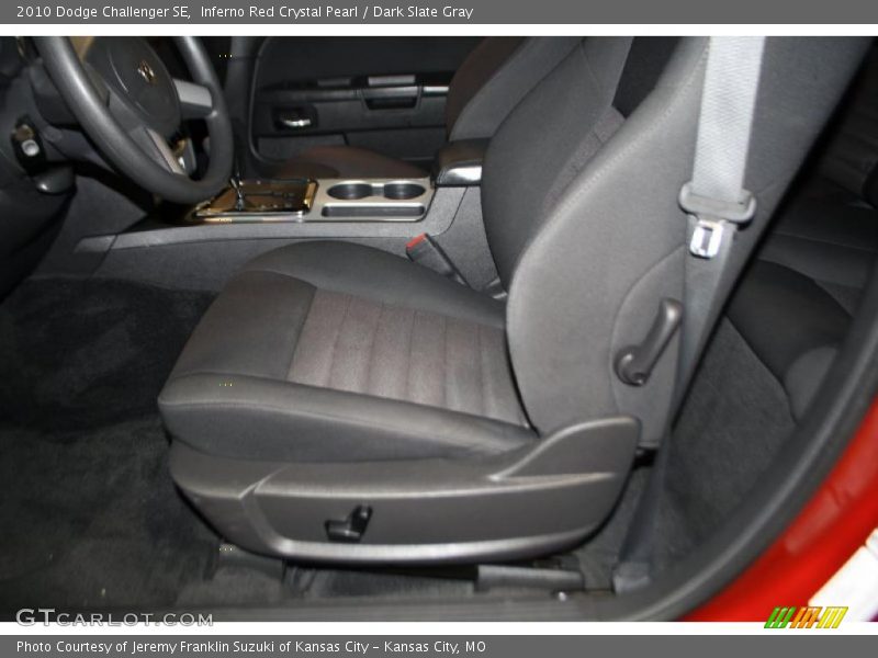Inferno Red Crystal Pearl / Dark Slate Gray 2010 Dodge Challenger SE