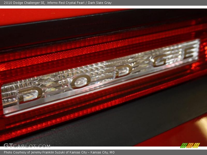 Inferno Red Crystal Pearl / Dark Slate Gray 2010 Dodge Challenger SE