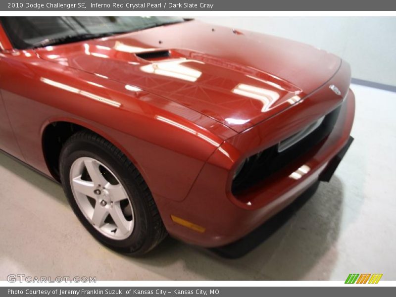 Inferno Red Crystal Pearl / Dark Slate Gray 2010 Dodge Challenger SE