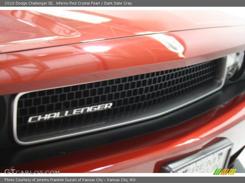Inferno Red Crystal Pearl / Dark Slate Gray 2010 Dodge Challenger SE
