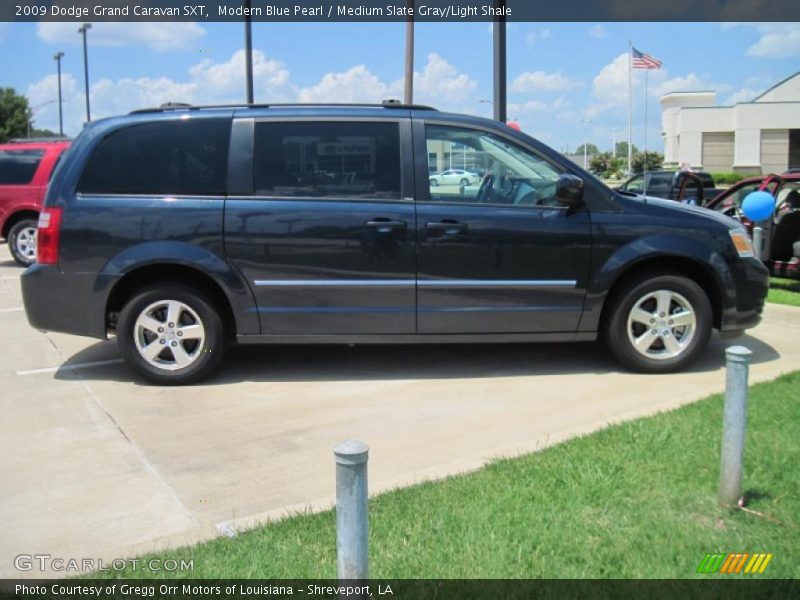 Modern Blue Pearl / Medium Slate Gray/Light Shale 2009 Dodge Grand Caravan SXT
