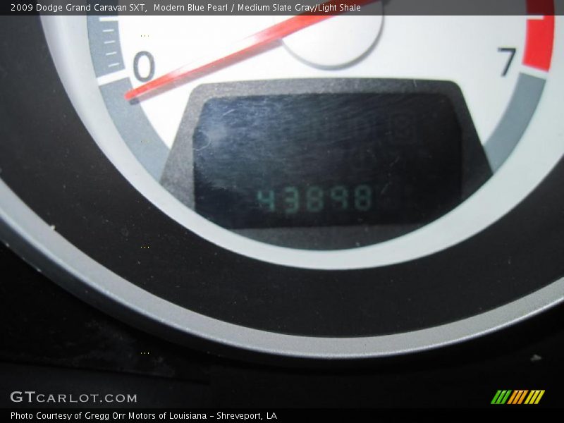 Modern Blue Pearl / Medium Slate Gray/Light Shale 2009 Dodge Grand Caravan SXT