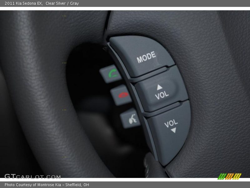 Clear Silver / Gray 2011 Kia Sedona EX