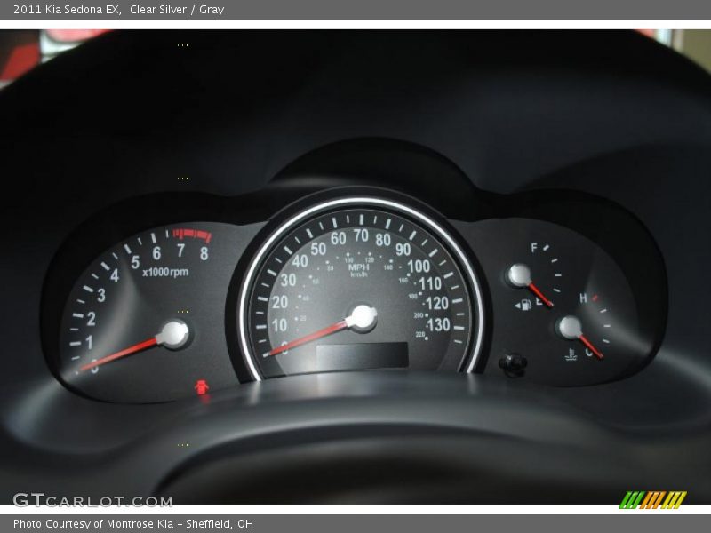 Clear Silver / Gray 2011 Kia Sedona EX