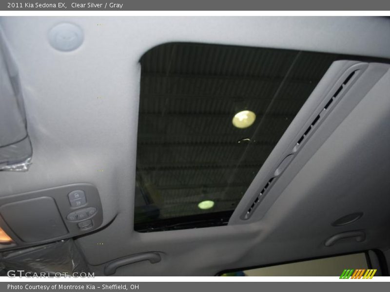 Clear Silver / Gray 2011 Kia Sedona EX