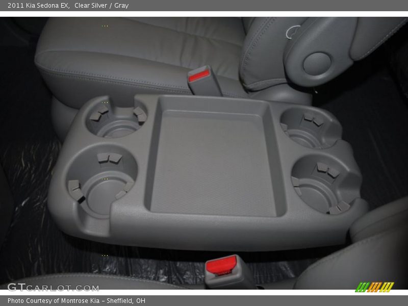 Clear Silver / Gray 2011 Kia Sedona EX