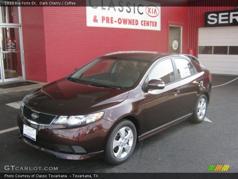 Dark Cherry / Coffee 2010 Kia Forte EX
