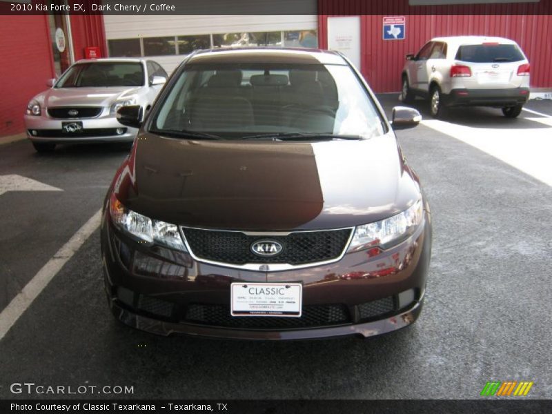 Dark Cherry / Coffee 2010 Kia Forte EX