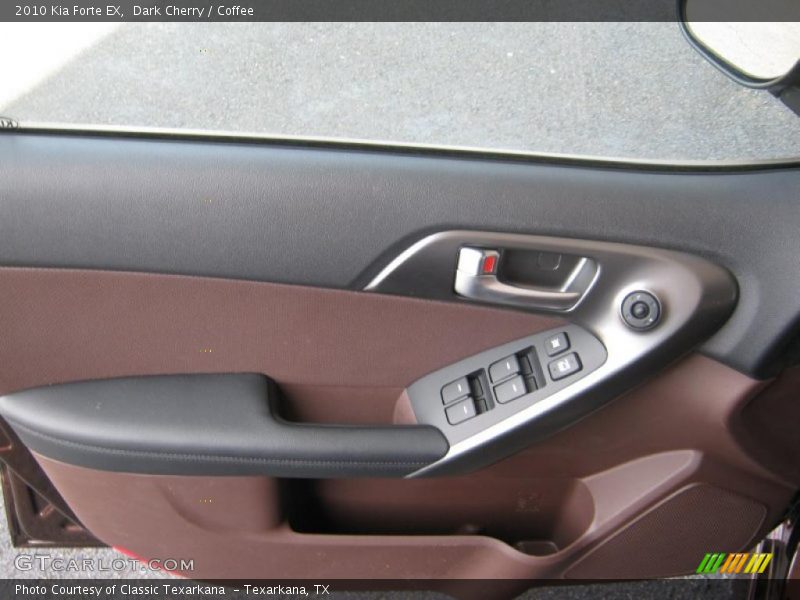 Dark Cherry / Coffee 2010 Kia Forte EX