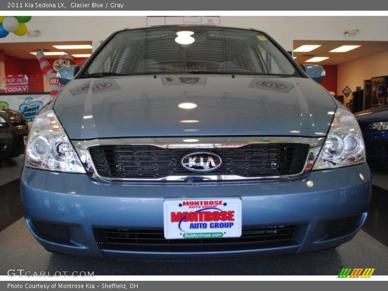 Glacier Blue / Gray 2011 Kia Sedona LX