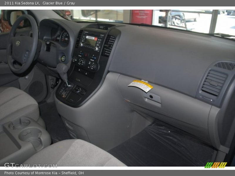 Glacier Blue / Gray 2011 Kia Sedona LX