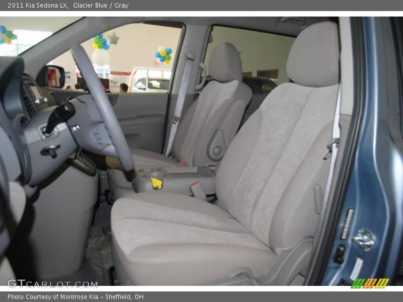 Glacier Blue / Gray 2011 Kia Sedona LX