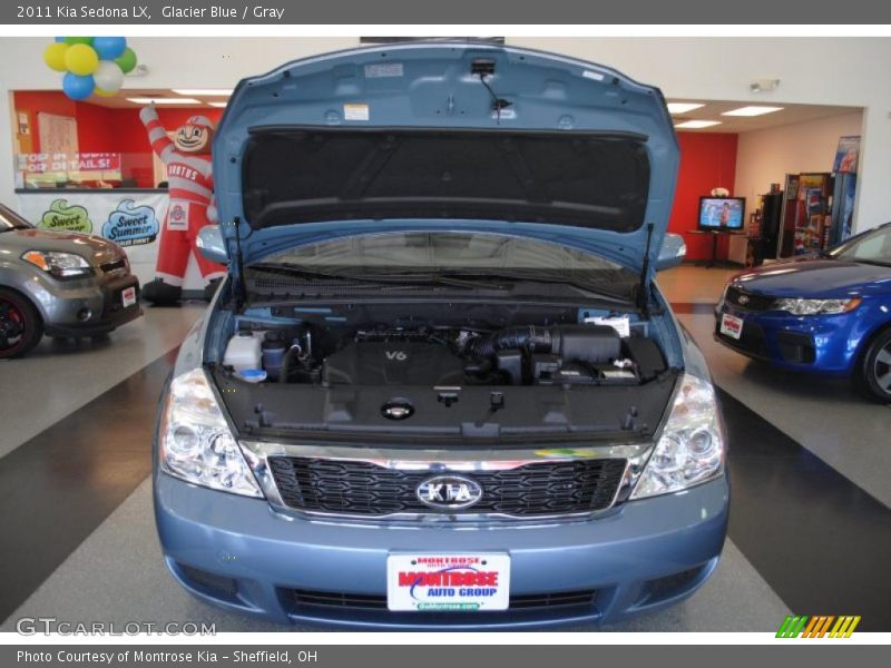 Glacier Blue / Gray 2011 Kia Sedona LX