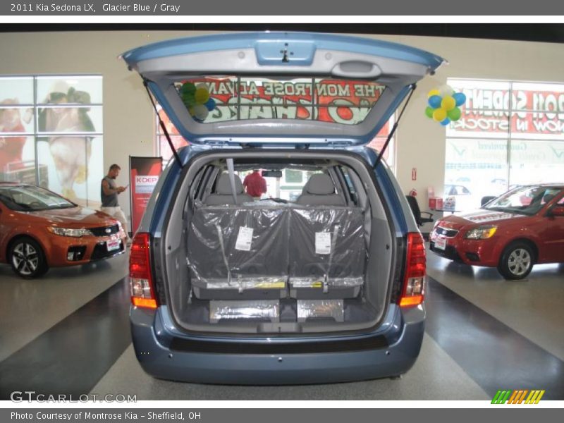 Glacier Blue / Gray 2011 Kia Sedona LX