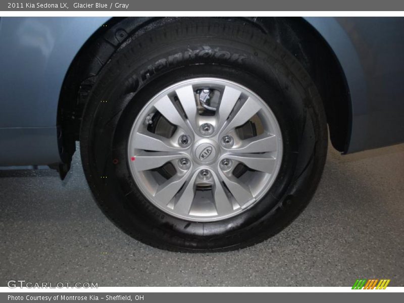 Glacier Blue / Gray 2011 Kia Sedona LX