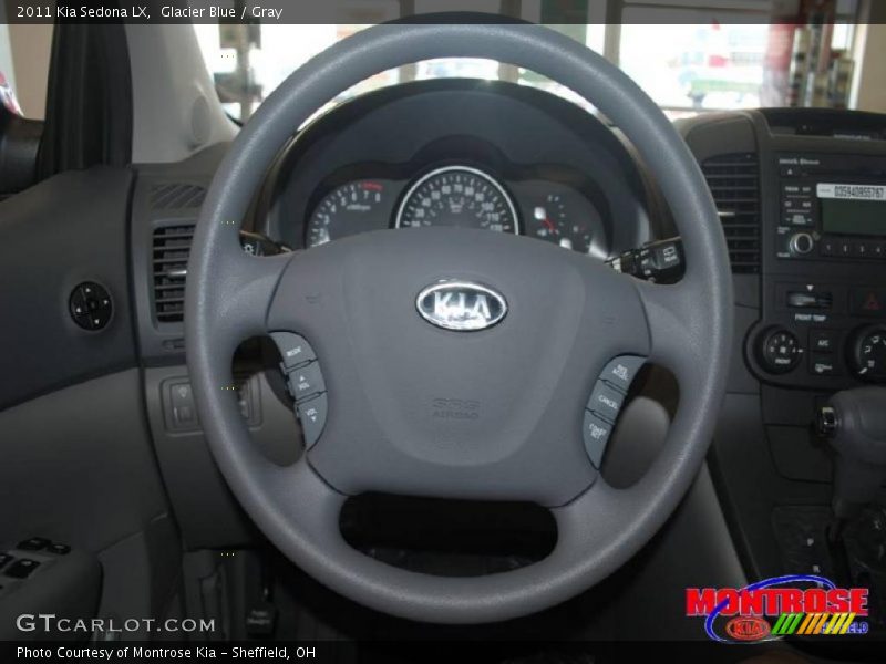 Glacier Blue / Gray 2011 Kia Sedona LX