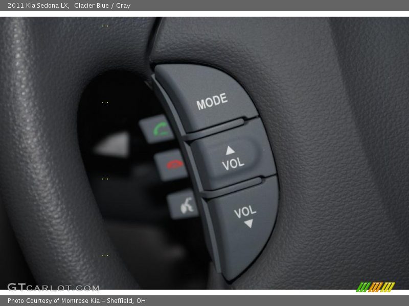 Glacier Blue / Gray 2011 Kia Sedona LX