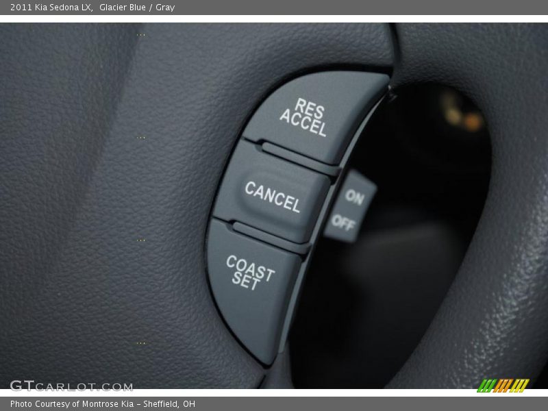 Glacier Blue / Gray 2011 Kia Sedona LX