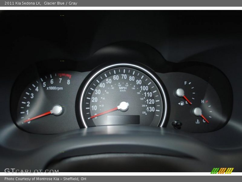 Glacier Blue / Gray 2011 Kia Sedona LX