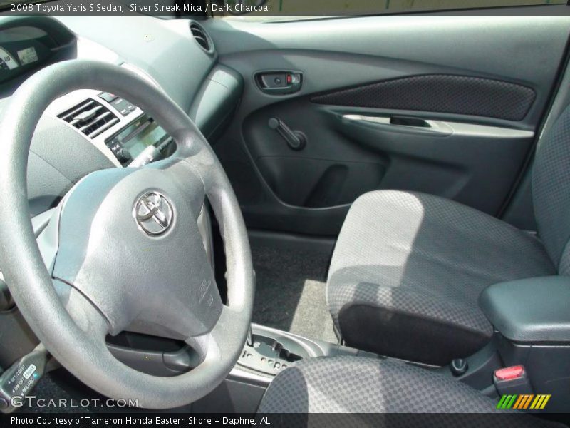Silver Streak Mica / Dark Charcoal 2008 Toyota Yaris S Sedan