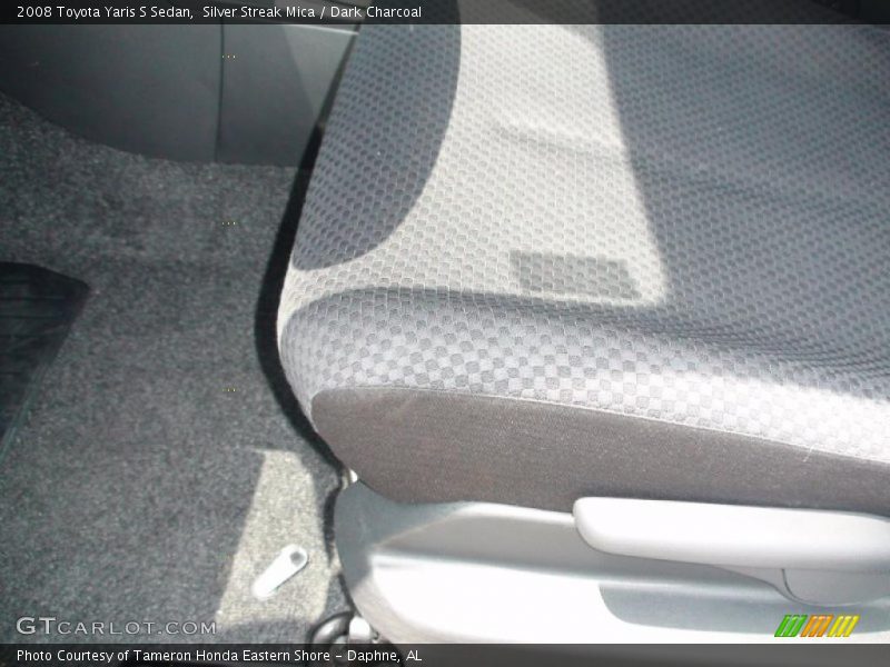 Silver Streak Mica / Dark Charcoal 2008 Toyota Yaris S Sedan