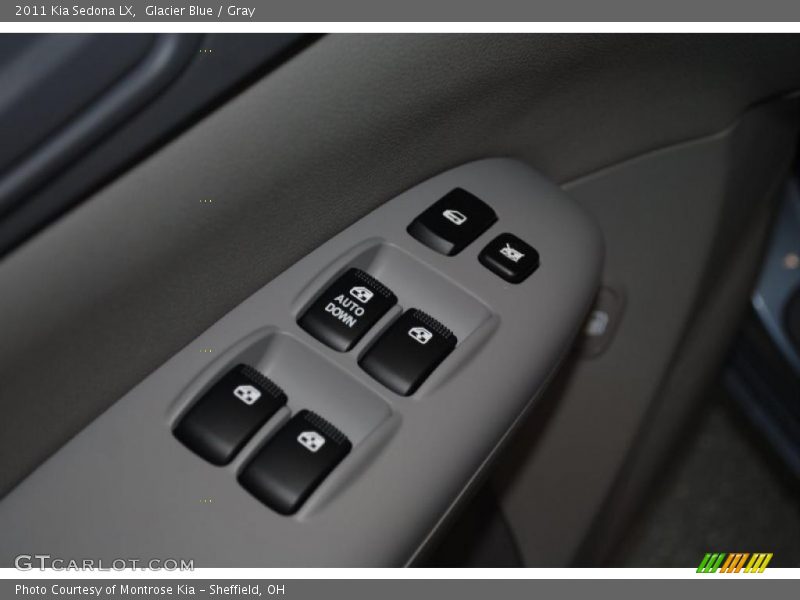 Glacier Blue / Gray 2011 Kia Sedona LX