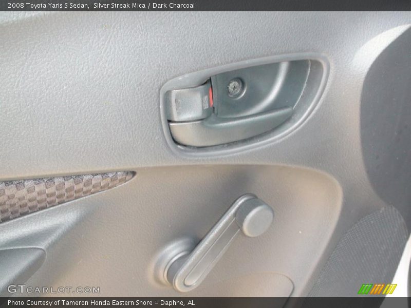 Silver Streak Mica / Dark Charcoal 2008 Toyota Yaris S Sedan