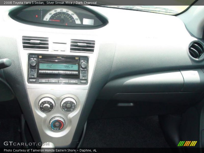 Silver Streak Mica / Dark Charcoal 2008 Toyota Yaris S Sedan