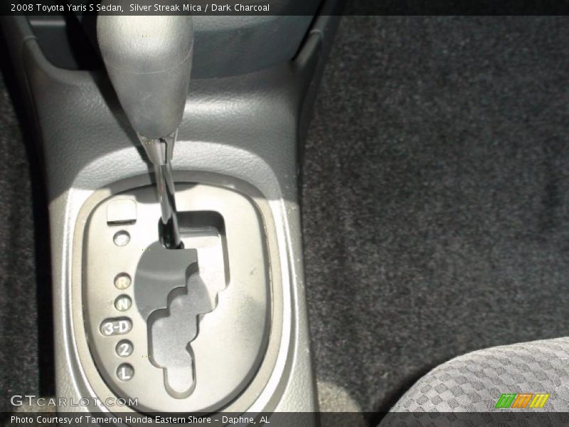 Silver Streak Mica / Dark Charcoal 2008 Toyota Yaris S Sedan