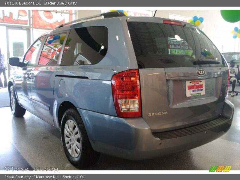 Glacier Blue / Gray 2011 Kia Sedona LX