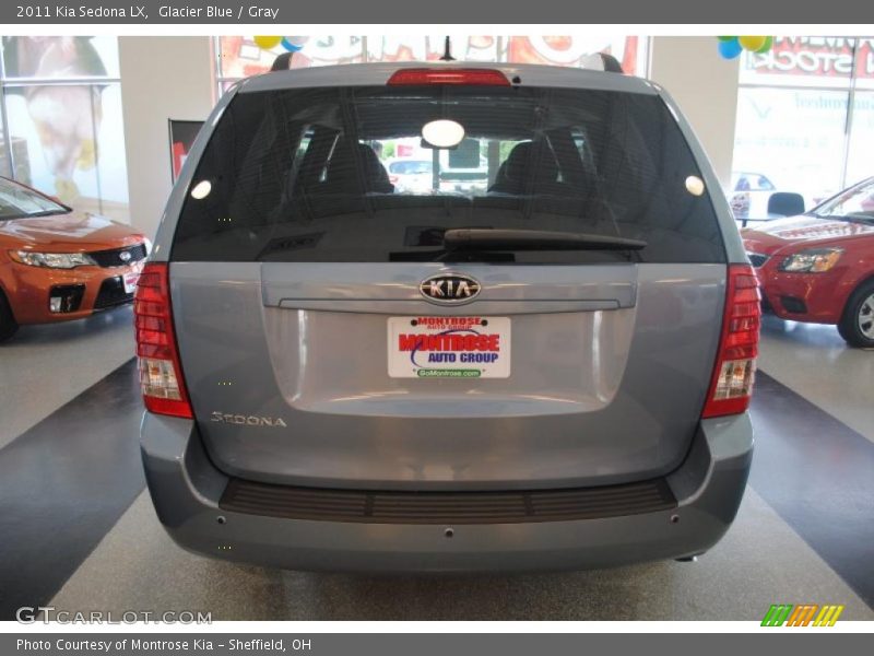 Glacier Blue / Gray 2011 Kia Sedona LX