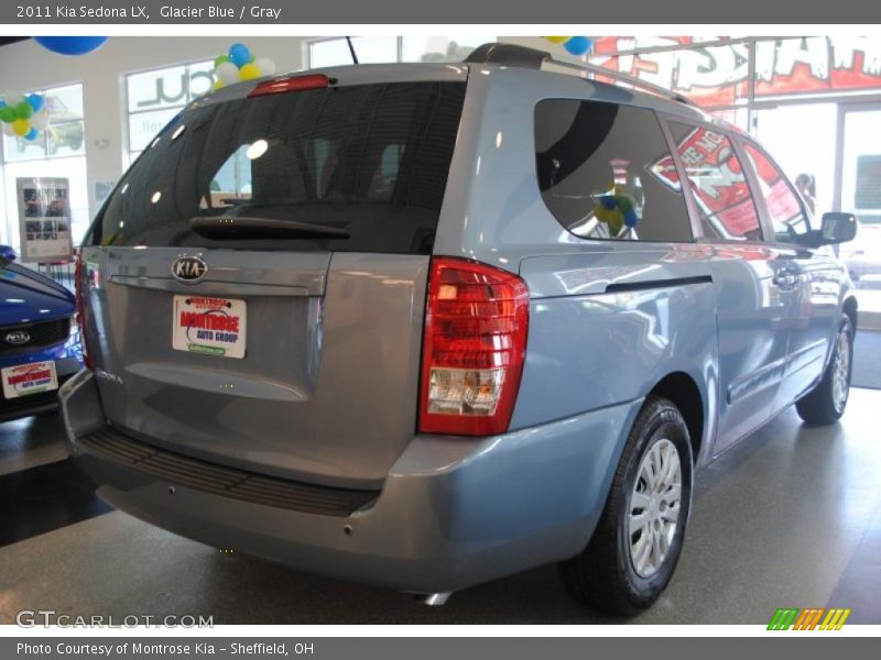 Glacier Blue / Gray 2011 Kia Sedona LX